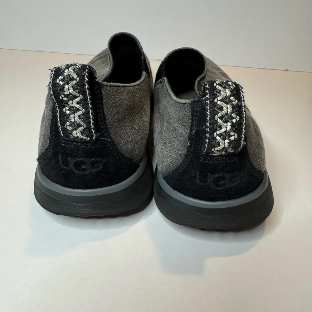UGG Men's Charcoal Slip-On Loafers Size 13